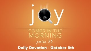Daily Devotional for Men - October 6