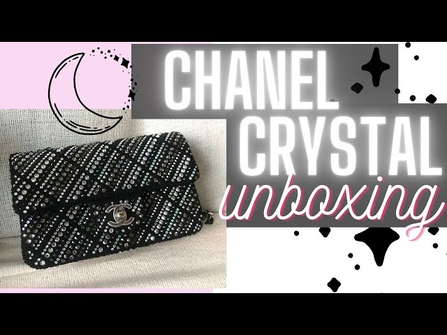 swarovski crystal chanel bag authentic