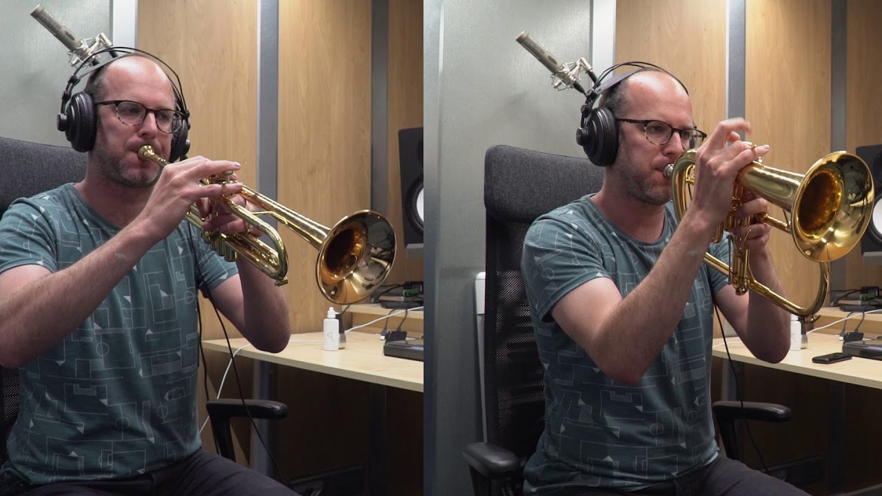 Home recording studio - Hans van Wingerden - trumpet / flugelhorn / brass
