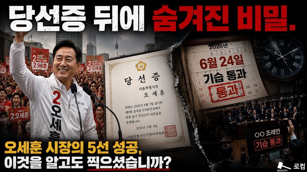 당선증 뒤에 숨겨진 비밀