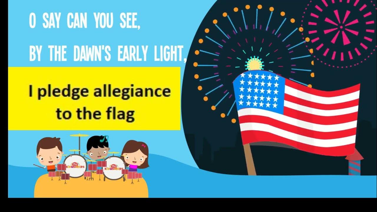 The Pledge Of Allegiance Song Free Download Pledge of Allegiance Song with National Anthem Music For Kids - YouTube