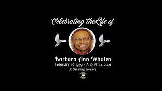 Celebrating the Life of Barbara Ann Whalen