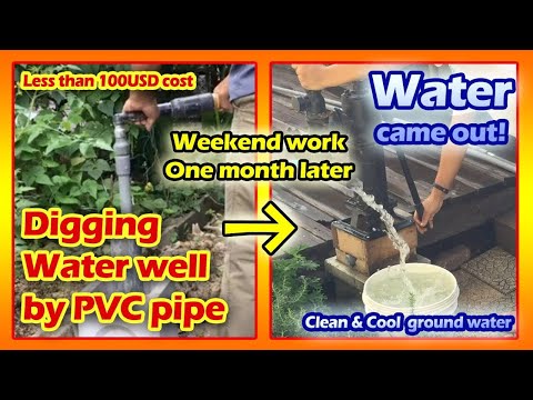 DIY drilling Water Well - How to drill your own water well by using cheap PVC pipe for weekend work