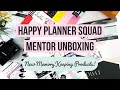 New Happy Planner Memory Keeping Products! Unboxing my Squad Mentor Box - Plus Flip Throughs!