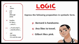 LOGIC: WRITE THE COMPOUND PROPOSITION TO SYMBOLIC FORM