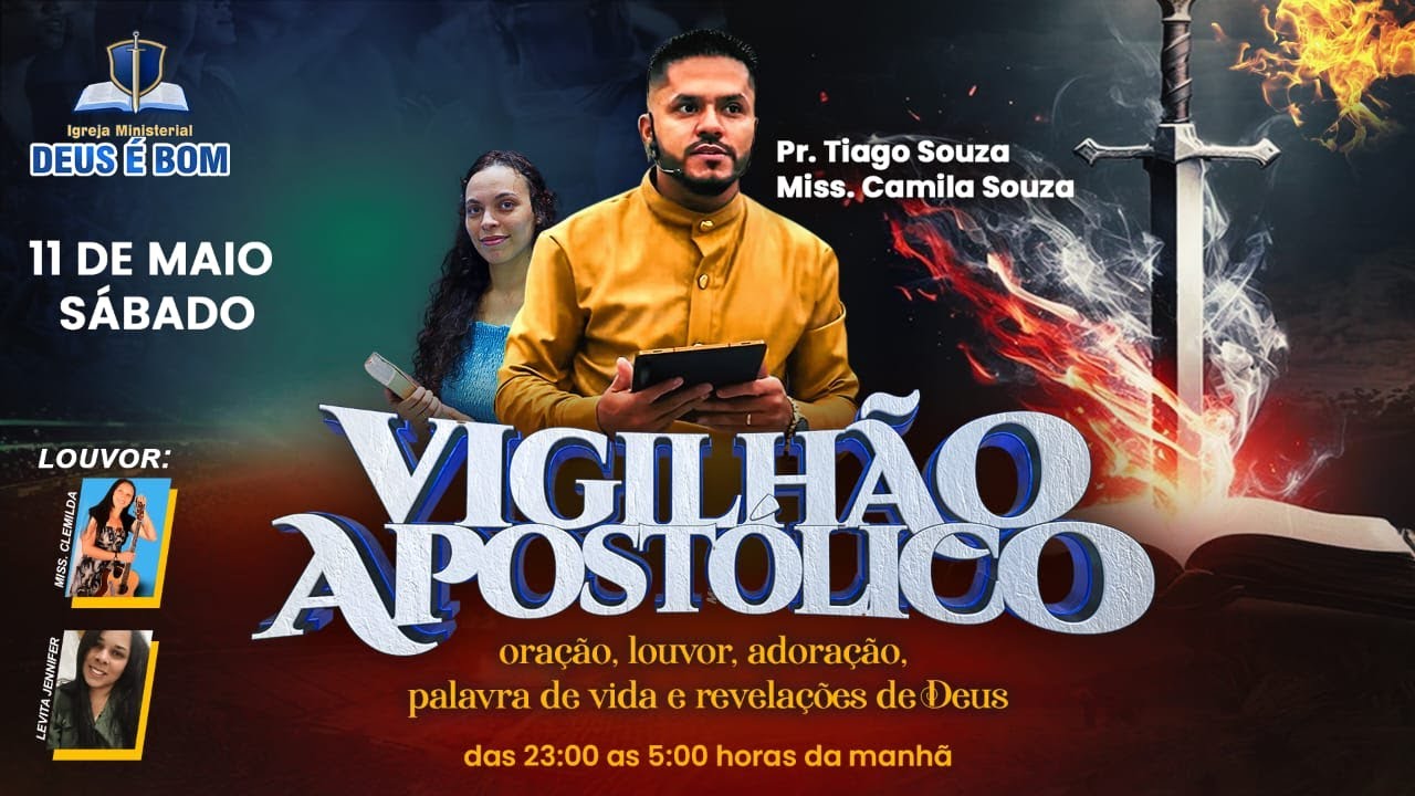 VIGILHÃO APOSTÓLICO COM PASTOR DO MONTE!