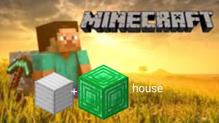 Minecraft series part -2 let make iron + emerald house #emarald #iron #houseminecraft 