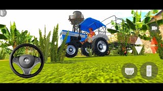 Swaraj 735 XT modified indian tractor driving 3d #viral #trending #gaming #tractorvideo #jcb screenshot 1