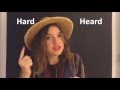 How to pronounce hairher hearthurt hardheard common mistake