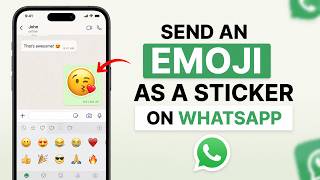How to Send an Emoji as a Sticker on WhatsApp screenshot 2