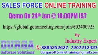 Salesforce Online training by Industy Expert Demo on 24th Jan @ 10:00PM IST screenshot 5