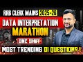 RRB Clerk Mains 2025-26 | Most Important Data Interpretation Questions | One Shot | By Sumit Sir