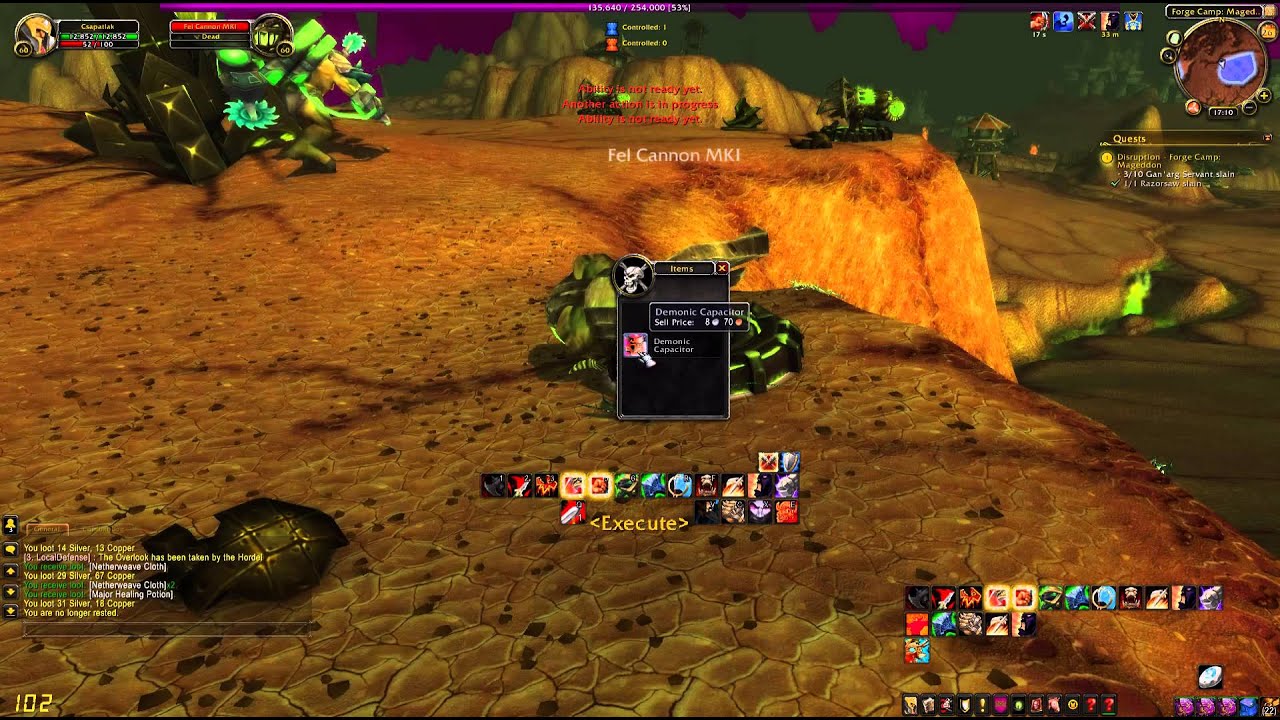 World of Warcraft Quest: Disruption - Forge Camp: Mageddon