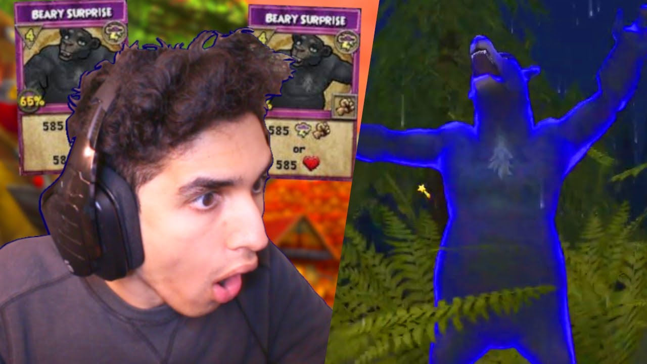 Wizard101 Max (150) Storm PvP: MAX Tier Beary Surprise Spammer!