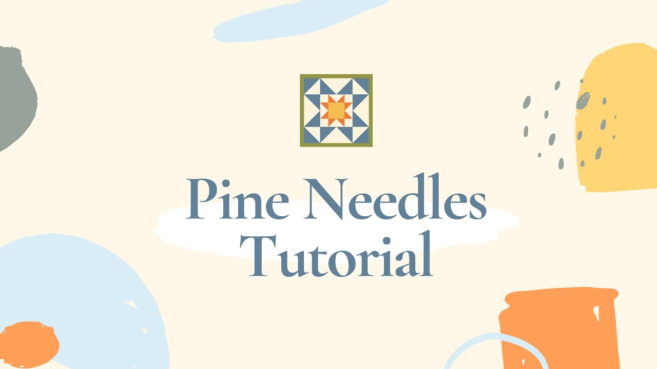 Pine Needles Tutorial 2022 Hilltop Cross Stitch Finishing YouTube