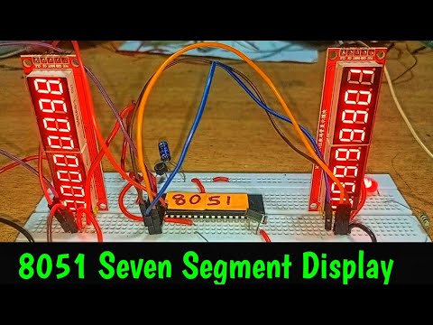 8051 Seven Segment Display Interfacing | Interfacing Of Seven Segment ...