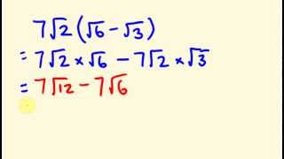 Surds / Radicals - the basics made easy with radical math.