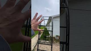 garden trellis for supporting climbing vegetables flowers and vines, decorative plant support that
