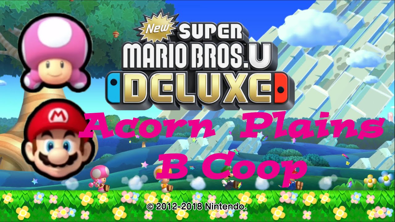 Mario and Toadette - New Super Mario Bros U Deluxe - Nintendo Switch