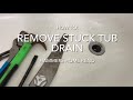 Remove Stuck Old Tub Drain - FREE AND EASY!!