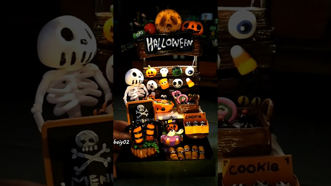 A cute Halloween food booth by 