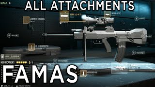 🔴 ALL ATTACHMENTS FAMAS (FR Avancer) Showcase in Modern Warfare II