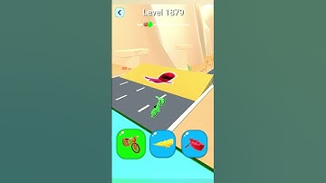 Shape Shifting 2 GAMEPLAY Level No -1879 Walkthrough - New Update Car Racing #Shorts #ShapeShifting