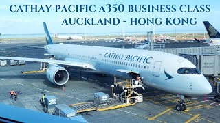 Cathay Pacific A350 Business Cl Auckland To Hong Kong
