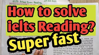 ielts reading tips| world eco- tourism ielts reading answers | HOW TO FINISH READING FAST ielts9