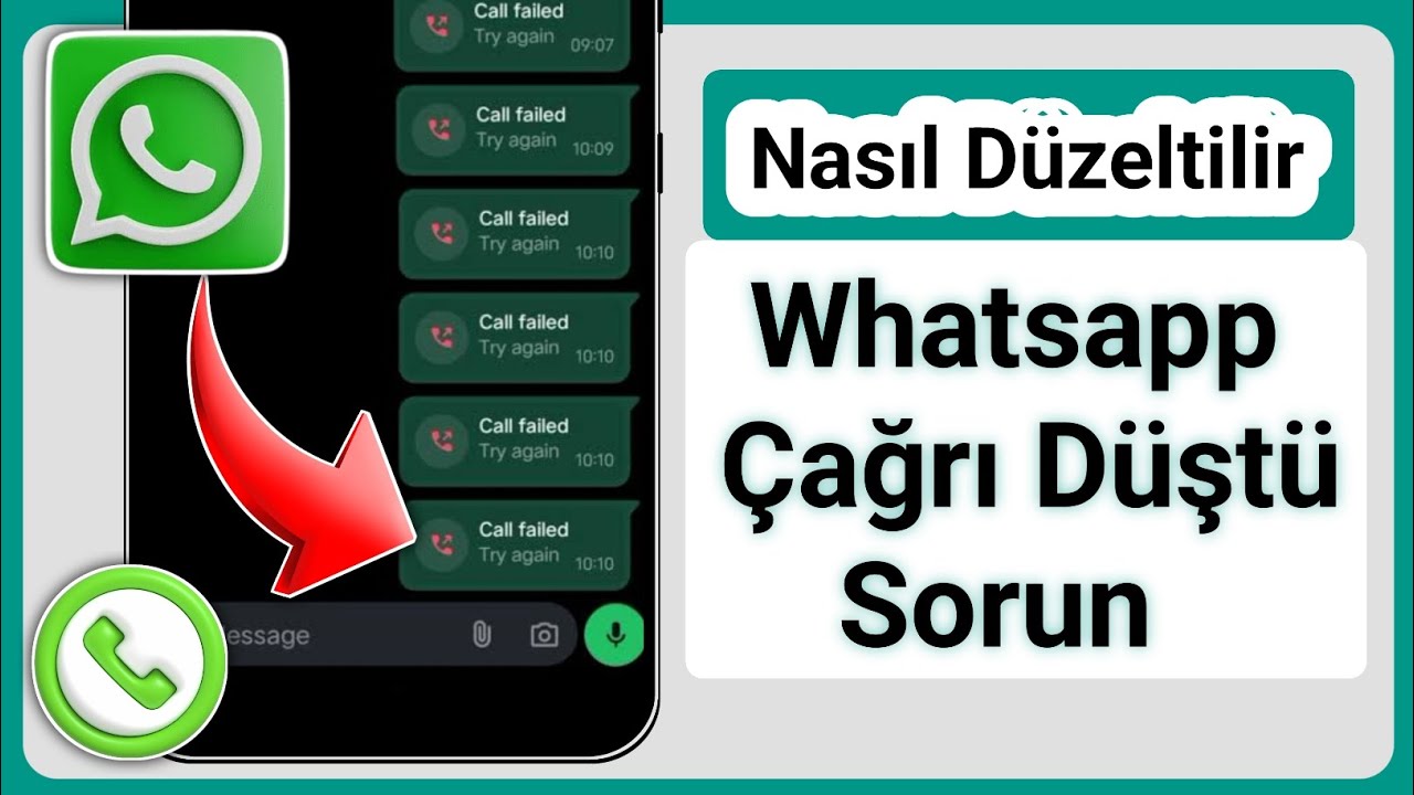 WhatsApp Araması Başarısız Oldu Sorunu || WhatsApp Araması Başarısız Oldu Tekrar Dene Sorunu Nasıl