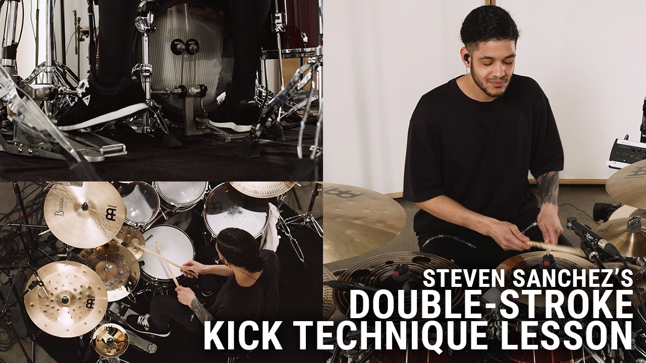 Meinl Cymbals - Steven Sanchez's Double-Stroke Kick Technique Lesson