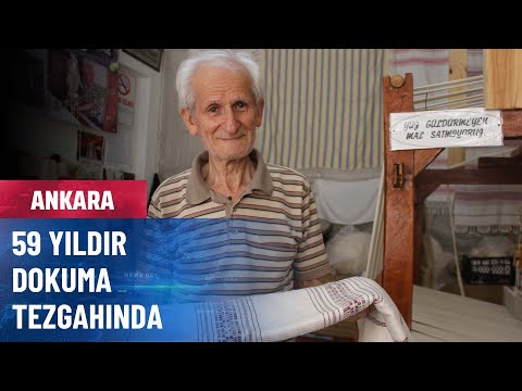 Ankara’da yaşayan İsmail Yanık, 59 yıldır ahşap tezgahının başında!