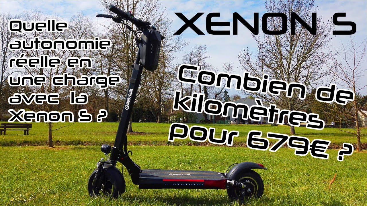 Trottinette électrique Xenon S de Mobygum, quelle autonomie réelle ?