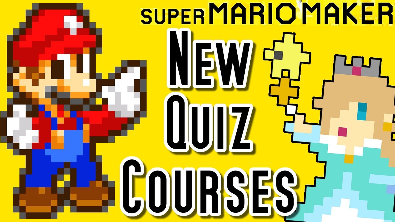 Super Mario Maker Top 7 NEW QUIZ Courses (Wii U)