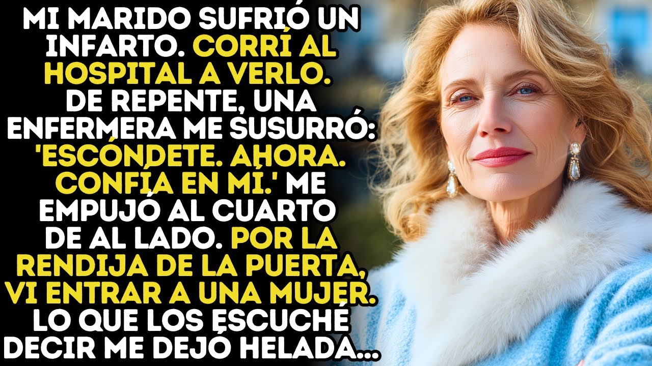 Corrí A La UCI Por Mi Esposo. Una Enfermera Me Detuvo: “Escóndete, Espera.” Cuando Entendí Por Qué…