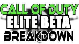 Call of Duty Elite Beta Breakdown - In Game Footage - Black Ops, MW3