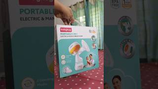 Babyhug Portable 2 in 1 Electric &amp; Manual Breast Pump