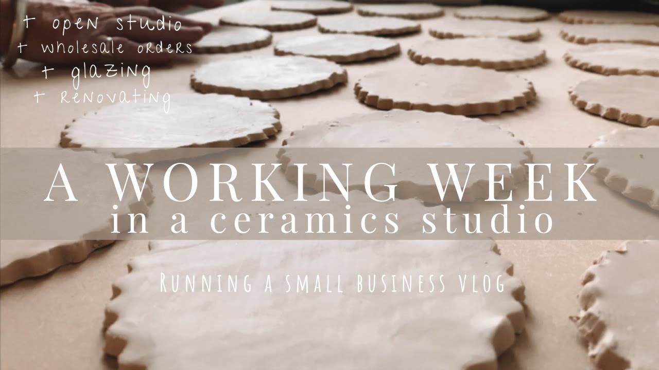ART STUDIO VLOG | Small business working week! (open studio, wholesale ...