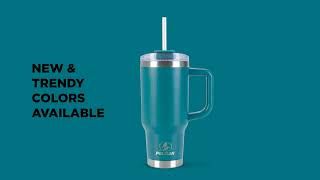 Logomark | Pelican Porter™ 30 oz. Recycled Double Wall Stainless Steel Travel Tumbler
