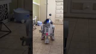 Testing Star Wars R2-D2 Interactive Astromech Droid from 2009 - www.PopTz.com