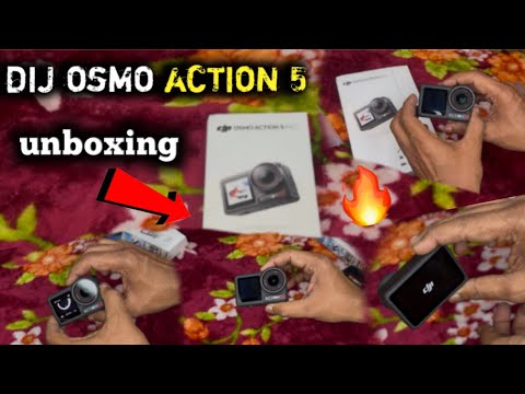 Unboxing-🔥 DJI OSMO Action 5 PRO Adventure Combo Camera 😮🔥