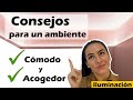 ILUMINACIÓN ACOGEDORA con secretos y trucos para crear un ambiente CÓMODO y ACOGEDOR