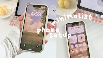 IOS 17 CUSTOMIZATION AESTHETIC ☁️ decorate my IPHONE & SAMSUNG phone with me ✨ free & with links 💌