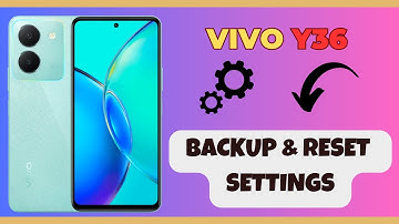 Backup & Reset Settings VIVO Y36 || How to reset data and backup data || How to use backup option
