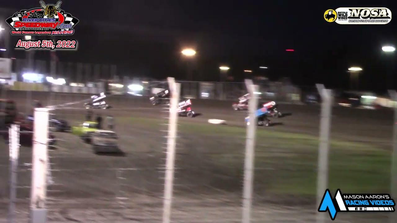 River Cities Speedway NOSA Sprint Car A-Main (8/5/22)
