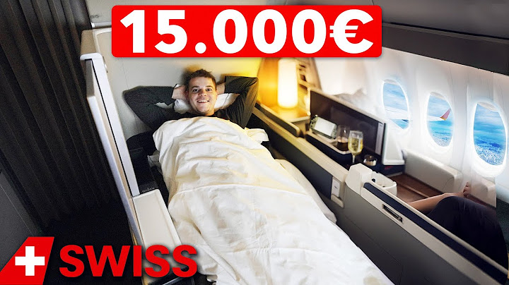 This flight costs 15.000€ - Swiss First Class from Tokyo to Zurich!