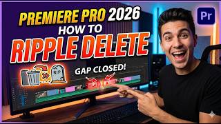 Premiere Pro 2026 : How to Ripple Delete - اردو / हिंदी