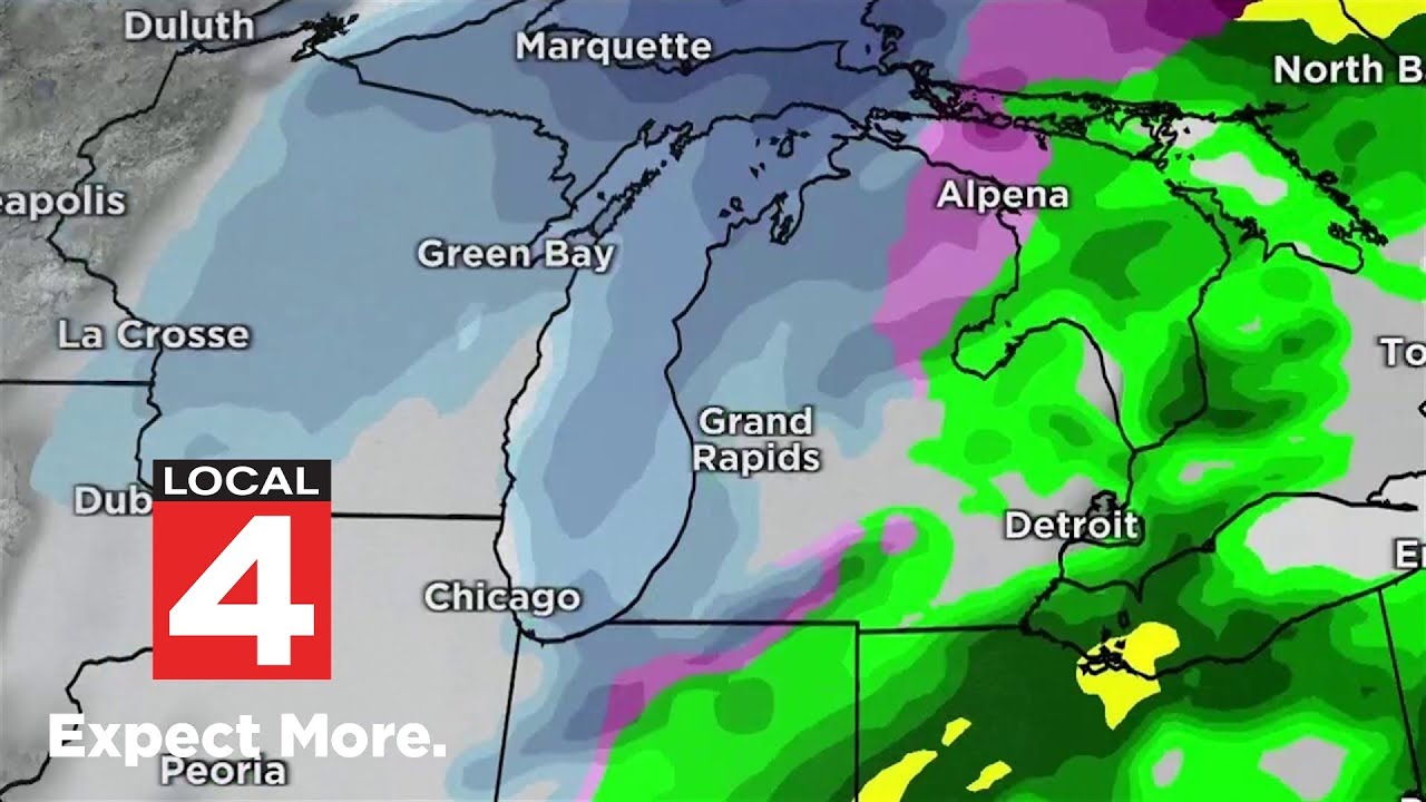 Weather roller coaster coming next week in Metro Detroit - YouTube
