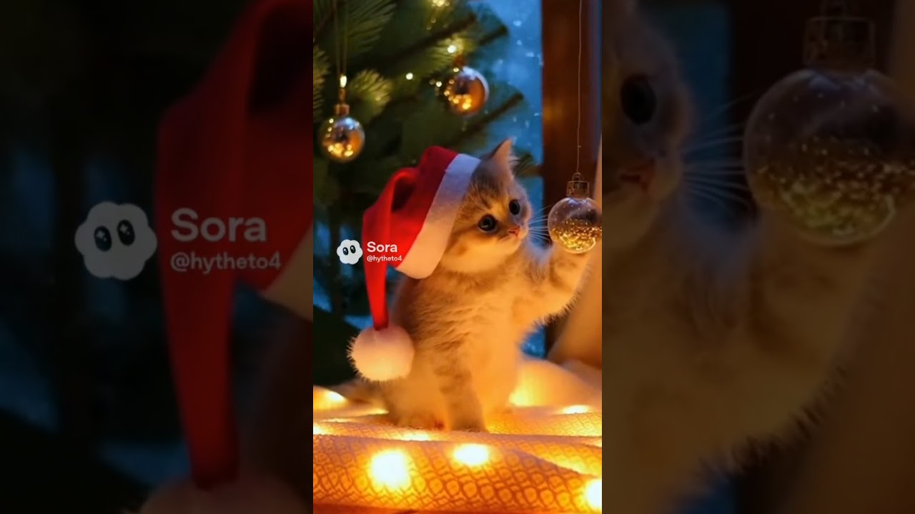 новогодний котек 