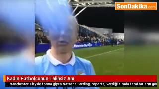 Kadın Futbolcunun Talihsiz Anı.
